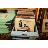 A box of assorted LP's to include 'Fleetwood Mac', 'Rumors', 'Doors',