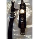 A Buler wristwatch and another