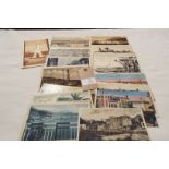 A small quantity of postcards to include scenic,