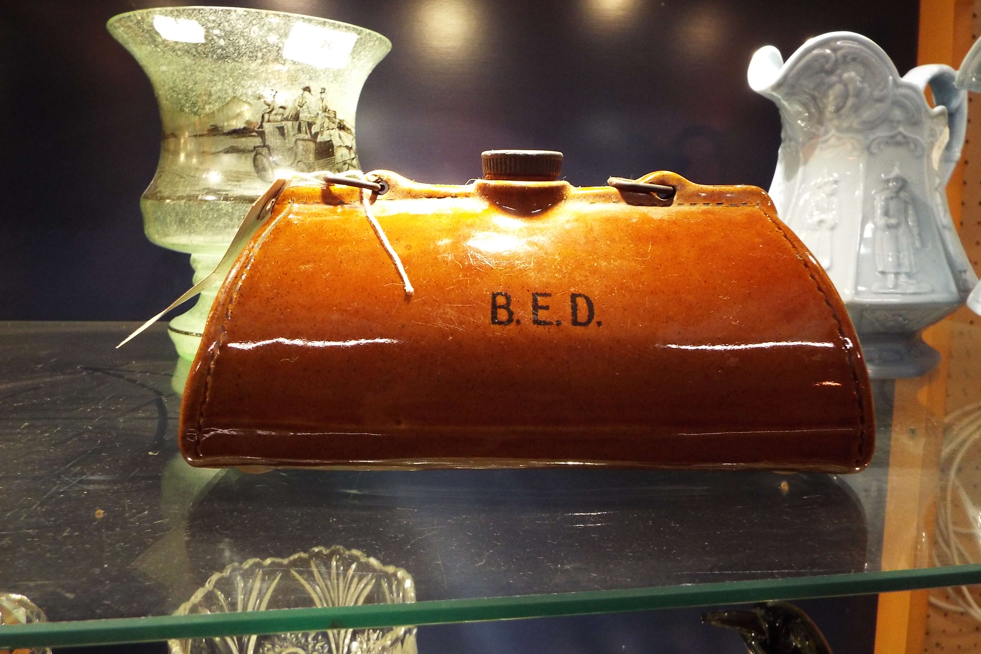 A Bourne Denby Gladstone bag bed warmer