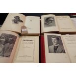 Four books signed by the authors; 'The Apology of a Young Ex-Parson' by Richard Blake Brown,