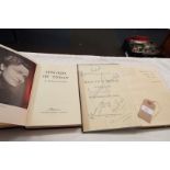A volume of 'Singers of Today' by Donald Brook signed by a quantity of the singers named including