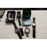 A selection of assorted wristwatches