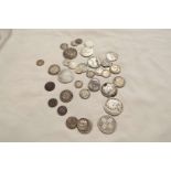 A selection of pre-1920 silver coins