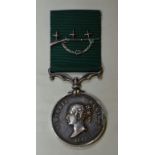 Victorian 1860 Light Infantry medal awarded to Colour Sergeant Alfred Ambler 3RD W.R.Y R.