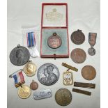 Selection of various Commemorative medals, Lifesaving medals, Coronation medals etc.