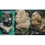 Large selection of various British military issue surplus kit including Combat 95, mess tins,