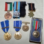 Two UN medals, two Nato medals former Yugoslavia and non article 5,