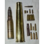 Extremely large selection of various empty shell casings,