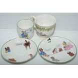 Ministry Ware Heathcote China nursery tea cup and saucer and a Royal Doulton Brambly Hedge 'Spring'