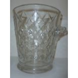 Cut glass champagne bucket