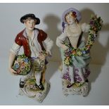 Pair of porcelain figurines,