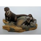 Border Fine Arts The Chiltern Collection 'Wildlife Families Otter RW2'