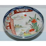 Oriental shallow bowl