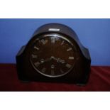 1920/30s oak cased Smiths chiming mantel clock