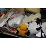 Selection of Teddy Bears including Deans Rag Book Bear, dolls, dolls clothes etc.