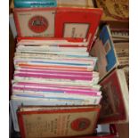 Small box of OS maps including 'Anglesey', 'Western Highland', Buxton And Matlock' etc.