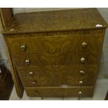 Retro chest of five drawers