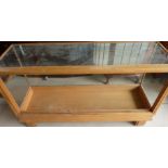 Glazed shop display cabinet