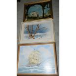 Selection of various framed prints