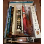 Box of assorted art books including 'Ron Ronson's \Painting School', 'The World Of Art' etc.