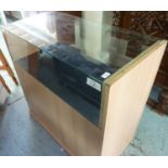 Shop counter display cabinet