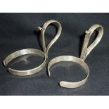 Pair of Birmingham silver hallmarked caf