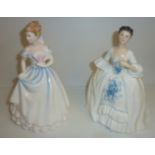 Two Royal Doulton figurines 'Kelly' & 'Claire'