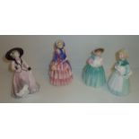 Three small Royal Doulton Figurines 'Biddy' HN1513,