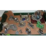 Selection of pewter figures in the myth and magic/ fantasy and legend style