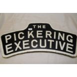 Painted wooden board 'The Pickering Executive'