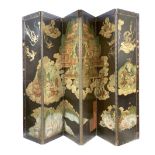 LATE 19th CENTURY INDIAN FOLDING SCREEN