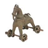 19th CENTURY ORIENTAL FIGURE OF AN ANCIENT HORSE