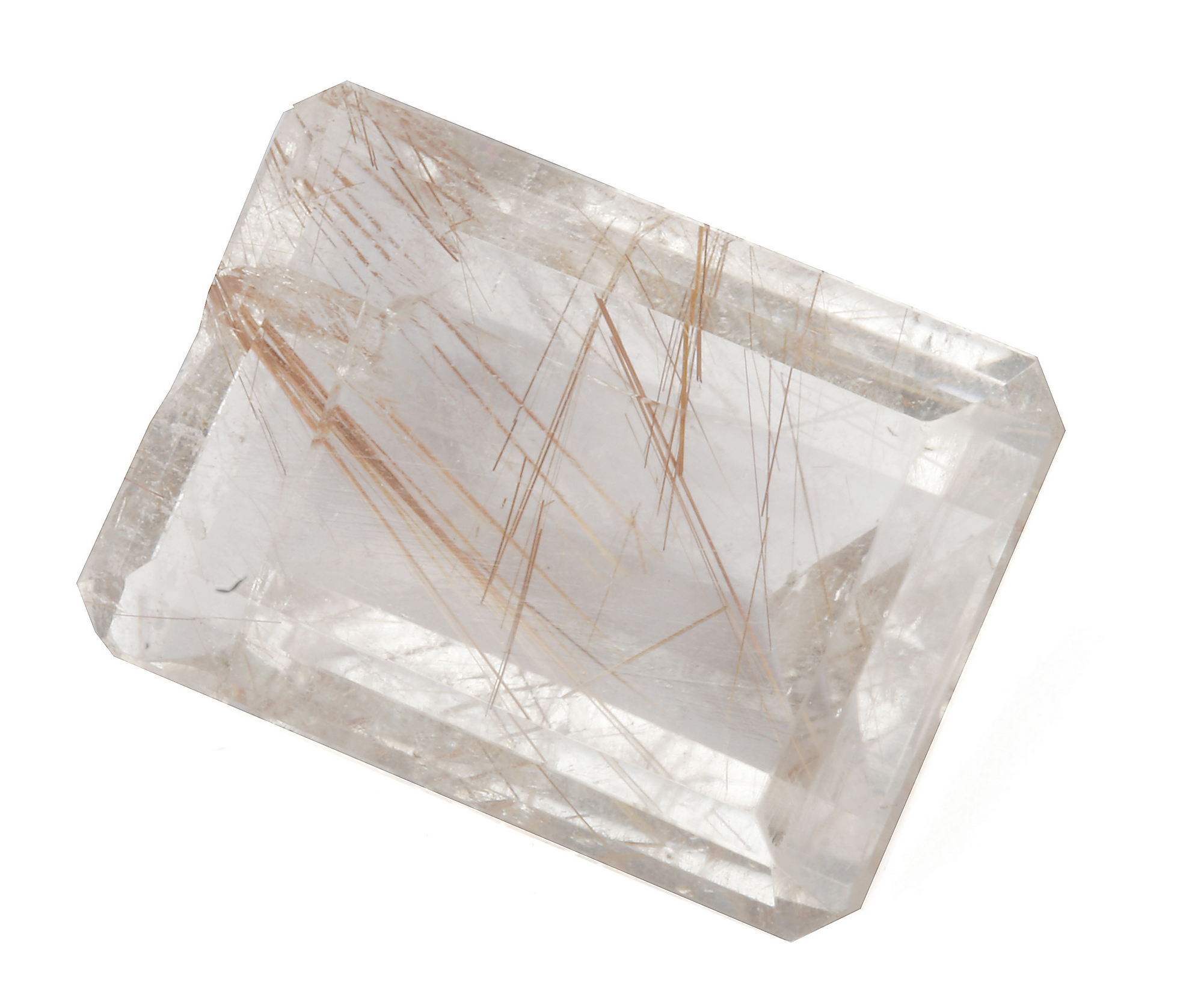 UNASSEMBLED RUTILATED QUARTZ