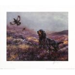 Mick Cawston Limited Edition Print "On The Grouse Moors" Print Number 1/500 Unframed, Signed