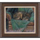 Mick Cawston Original Oil on Panel Sketch "Bonny" A charming study monogramed 'MC'