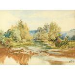 Property of a deceased estate - William John Caparne (1855-1940) - THE AVON AT HARNHAM,