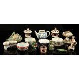 Property of a deceased estate - a quantity of assorted porcelain items, 18th century & later,