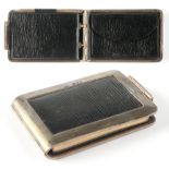 Property of a lady - a Victorian HM silver & morocco leather aide memoire or notebook holder, London