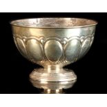 Property of a gentleman - an early 20th century silver rose bowl, makers Jay, Richard Attenborough