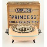 A private collection of toys - a boxed Amplion "Princess" table boiling ring (see Illustration).