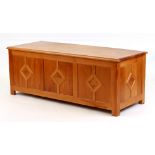 Property of a deceased estate - a 1960's cedarwood blanket box, 55.4ins. (141cms.) wide (see