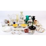 Property of a deceased estate - a quantity of assorted ceramics & glass, 18th century & later,