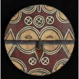 Property of a deceased estate - ethnographia - a carved & painted wood mask, Bateke, Congo, probably