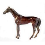 Property of a gentleman - a small Vienna bronze model of a horse, circa 1900, impressed marks '