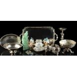 Property of a gentleman - a quantity of assorted silver plated items including a late 19th / early