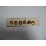 A Set of Six Guinness Buttons, in original box.