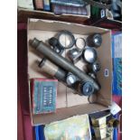 WITHDRAWN A Small Quantity of Brass Telescopic Lenses, fitments, periscope lens etc :- One Box