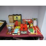 A Quantity of Mostly Mid XX Century Magicians Tricks and Illusion Accessories, including Jumbo
