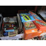 A Large Quantity of Vintage Card Games, board games, toys, etc:- Two Boxes